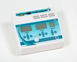 Laser, vacuum and laser-vacuum therapy device with three independent channels ALVT "Uzormed®-B-3K/01"
