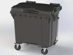 Mobile waste bin 1100l Art.22.C21 (20.800.98.PE; 21.050.98.PE)