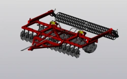 Trailed disc harrow BD-4x2P