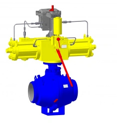 Pneumohydraulic actuators with working pressure up to 16 MPa