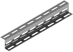 Cable girder fixing profile PKL 000, with overall dimensions from 150 mm to 1000 mm, with metal thickness 2,5 mm, hot-dip galvan