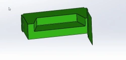 5299-5202710-01 Front fibreglass footrest