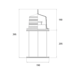 Directional LED street lamp TBS