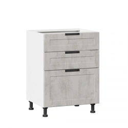 Jamis LD.296140.000 Front set for kitchen cabinet 600 with 3 drawers