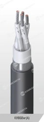 Control and monitoring cable, with tinned copper conductors and PVC plasticate insulation of KUVBVng(A) grade
