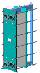 Collapsible plate heat exchangers type PHE