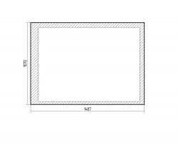 Window glass for right side panel 429260-5403404