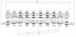 Blunt cross of type P65 of grade 2/9 of project H02.001.4000.00