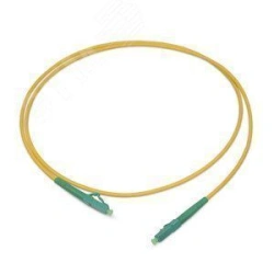 Optical cord (patch cord) single (simplex) or double (duplex) pass-through single modem with connectors (FOPS-SX (DX)-LC/APC-LC