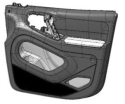 Right front door trim assembly 98006934ZD