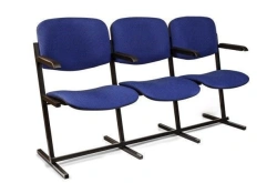 Section for multiple seats upholstered in fabric, not reclining Model: SMNP of "Edelwood" trade mark