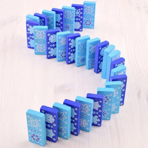 Snowflake Dominoes (28 Pieces) - Model 1-60