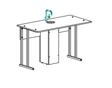 Pupil laboratory table for chemistry room (Trade mark Alliance-C)