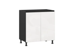 Sherwood LD.281650.000 Kitchen cabinet front 800 (set) (White gloss/Black )