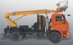 Truck hoist model APT-18 on chassis KAMAZ-43253, KAMAZ-4308