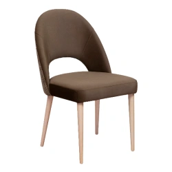 Mullin upholstered chair on wooden frame