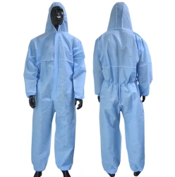 Set of protective clothing from nonwoven materials, surgical and examination, disposable, non-sterile by TU 32.50.50-001-4658810