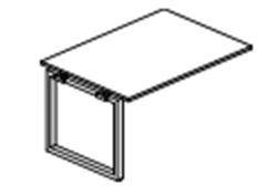 Pass-through set element of intercom table KS.NPS-4.51