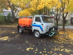 Multifunctional combined machine MKM-1904-12 "Cleaner" with mounted equipment