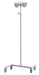 ??-01-"???"(???-319) Medical infusion stand, metal, on wheels, stackable.