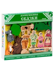 Constructor "Fairy Tales" "Alyonushkin's Fairy Tales - Masha and the Bear, Smolyanoy Bychok, Alyonushka and the Fox" (24 parts)