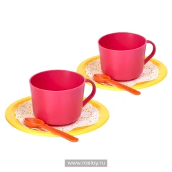 Toy Tea set Raspberry tea / 6 items