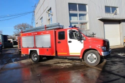 Fire tanker AC 1,6-40 (C42R33) type 4344F4 on GAZ C4 chassis modification of chassis/base vehicles C42R33