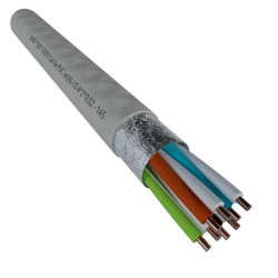 High-frequency cable of pair twisting F/UTP Cat 5e PVC ng(A)-LS 10x2x0,51