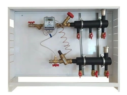 Collector flat node for heating system "Pulsar"