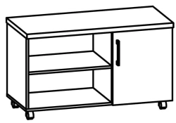 Office equipment cabinet 8615 "Galant" series