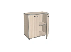 Shelving unit 2-door, low, wide 776*400*830 mm ASSHZ-1
