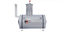 Horizontal steel underground double-walled tank 30 m3 type RGSPD-30