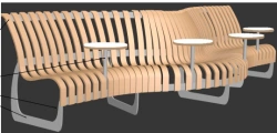 Metal bench RM 10/02