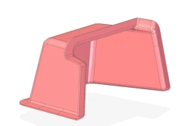 Motorbike compartment bonnet hinge cover 529222-5601290