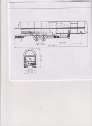 Semi-trailer-tanker PPTST-SPG-2, type P2, modification 95992-0000010-04 ( with pump). Axial unit AGOS-2-GT7-00.00.000-01 or o