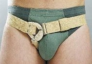 Herniated inguinal bandage with elasticated waistband, one-sided BN1-09