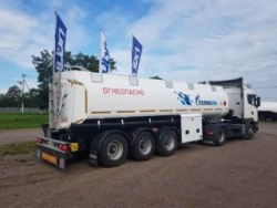 Tank semi-trailer for transport of oil products model 9639A on BPW axle units