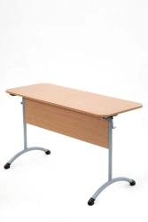 Non-adjustable two-seater pupil's table STO3, STO4, STO5, STO6 (3,4,5,6 height group) round tube