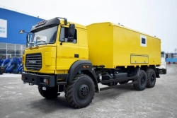 Well investigation unit (AIS) UZST brand, type UZST02, modification 5840-06 on Ural 4320-80, 4320-82 chassis.