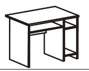 Computer desk of "Style Plus" series