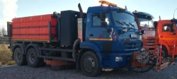 Road combined machine ED500KG on the basis of chassis KAMAZ 65115-37