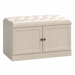 "Camilla" T7H-01.T8L, 2-door shoe cabinet with cushion from the "Camilla" modular furniture set