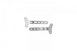 Small distal T-shaped plate with angular stability right/left (for 2.3/2.7 mm screws)