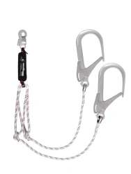 Double adjustable rope sling with shock absorber "aB22p 110", article number vnt aB22p 110