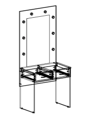 Dressing room table