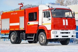 Foam extinguishing vehicle APT (3,0-5,0)-40, type 58816T, modification APT (3,0-5,0)-40 (53605), on chassis KAMAZ-53605-A5, 5360