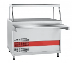 Refrigerated high-temperature display counter with neutral cabinet PVV(H)-70KM-NSh