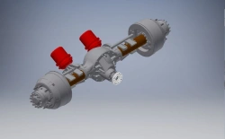 Rear axle with cam brakes 231.2400012-20.06