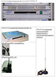 Radio microphone of loud-speaking warning KBS-13