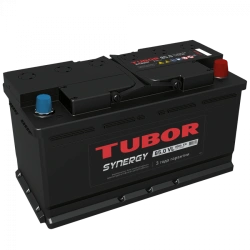 Accumulator battery starter lead-acid TUBOR SYNERGY 6ST-85.0 VL (low)